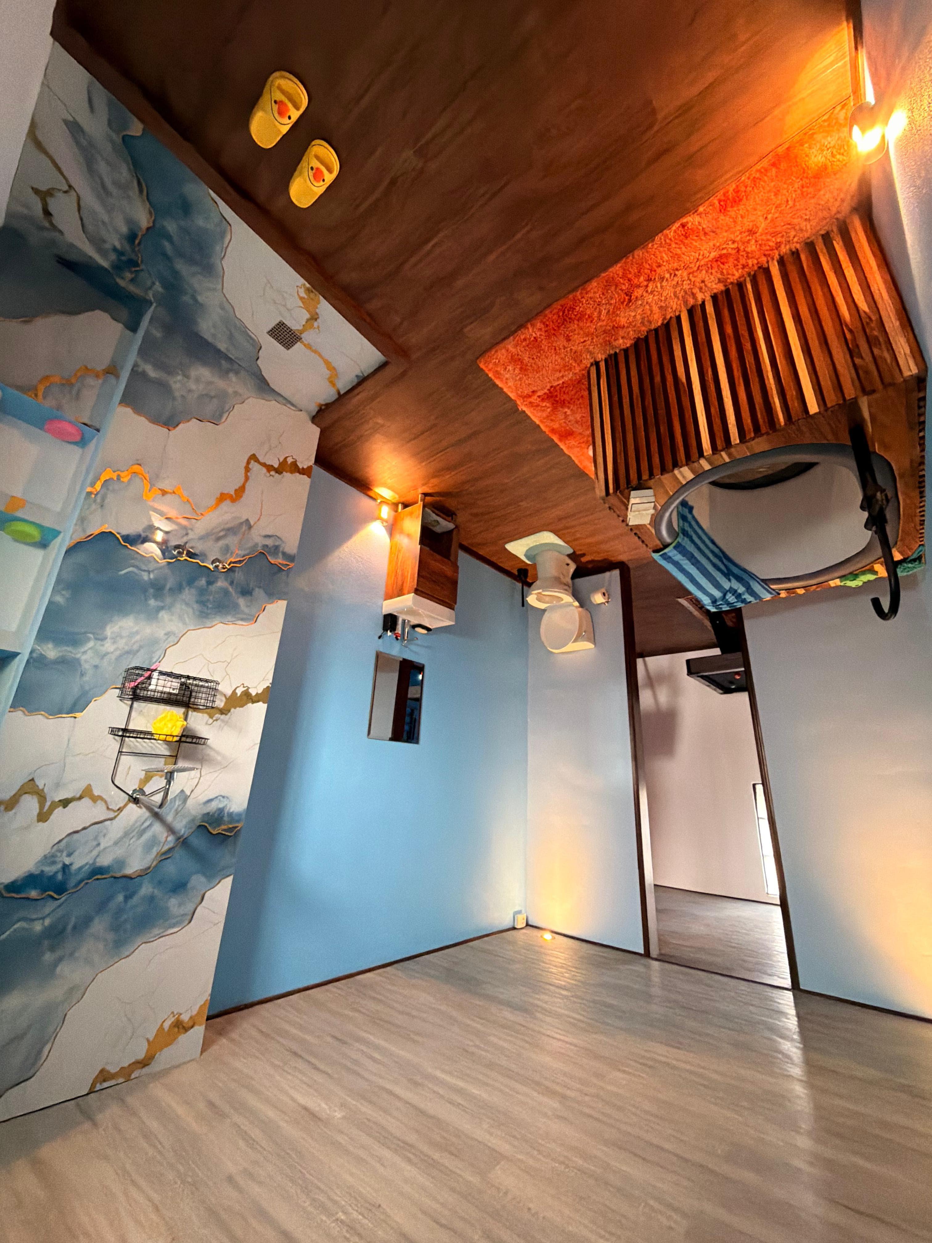 Baño al revés
